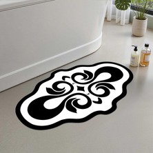Vera Concept Store 2'li Set Banyo Paspası, Yumuşak Banyo Halısı, Kaymaz Dot Tabanlı, Su Emici, Makinede Yıkanabilir - 50X60-60X100 cm