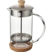 Vera Concept Store 365+ French Press, Paslanmaz Çelik-Bambu, 1 Lt