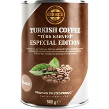Vera Concept Store Tüfekçi Türk Kahvesi 500 gr Teneke –%100 Arabica Çekirdek, Orta Kavrulmuş, Yoğun Aroma & Yumuşak Içim