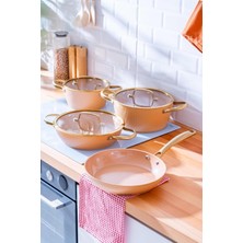 Vera Concept Store Ultimate Pro 7 Parça Tencere Seti Rosegold BFT-06764