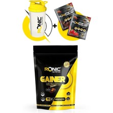Vera Concept Store Ronic Nutrition Gainer Ultimate 2000 G Kilo Almaya Yardımcı Karbonhidrat Tozu (Çikolata Aromalı) Shaker ve 2 Adet Tek Kullanımlık Whey Hediye