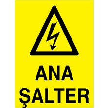 Vera Concept Store Ana Şalter Uyarı Tabelası - 35X50 Foreks - Ş21