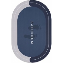 Vera Concept Store Sihirli Banyo Paspası, Su Emici, Kaymaz Tabanlı, Farklı Model Seçenekleri (Oval-5)