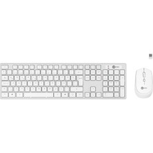 Vera Concept Store KM2001 Kablosuz Türkçe Q Klavye & Mouse Set - Qwerty Türkçe Dizilim, 1200DPI Optik Fare, Win/mac Uyumlu, Sıvı Dökülmesine Dayanıklı, Tam Boyutlu Q Kla