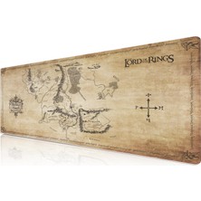 Vera Concept Store Klasse Pro - 10 Farklı Model Dikişli Kenar 90X40 cm Oyuncu Gaming Mouse Pad (Lotr-Yüzüklerin Efendisi, 90X40 Cm)