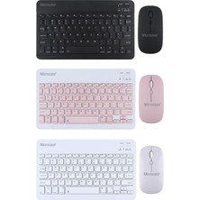 Vera Concept Store Tablet ve Telefonlar Için Bluetooth Klavye ve Mouse Set - AL3476 (Pembe)
