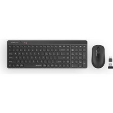 Vera Concept Store A4 Tech FG2300 Air2 Mini Q-Türkçe Fn-Multimedya Klavye + Optik Mouse Sessiz 2.4ghz Kablosuz Klavye Mouse Set