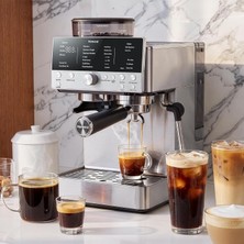 Vera Concept Store Latteprimo Barista Tipi Çekirdek Öğütücülü Espresso Makinesi, 20 Sıcak ve Soğuk Içecek