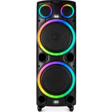 Vera Concept Store Hp 962 Büyük Boy Şarjlı Taşınabilir Bluetooth Parti Hoparlörü 2 * 12 Inç Extra Bass