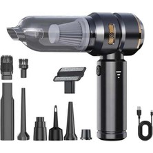 Vera Concept Store Araç Süpürgesi Kablosuz El Süpürgesi – 16000 Pa Güç, USB Type-C, Fırçasız Motor
