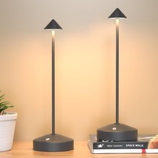 Vera Concept Store Masa Lambası, Kablosuz, 1 Adet, Dokunmatik Kontrol, Kısılabilir, Sıcak Beyaz, 2700 K, LED Masa Lambası, Pil, 250 Lm, Su Geçirmez, IP44 Led, Pilli Masa