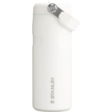 Vera Concept Store Iceflow™ Aerolight™ Flip Straw 2.0 Pipetli Su Şişesi, Beyaz (Frost), 0.47 Litre | 8 Saat Soğutur. - 40 Saat. Buz Soğutmalı, Sızdırmaz, Bpa Içermez, Bu