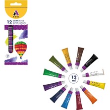Vera Concept Store Akrilik Boya, 12 Renk, 12 ml Tüp Set