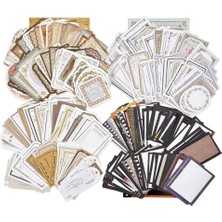 Vera Concept Store 400 Adet Karalama Defteri Kağıdı Vintage Dantel Film Sınır Scrapbooking Kağıdı Günlük Malzemeleri Için, Önemsiz Dergiler Için Dekoratif El Işi Kağıdı