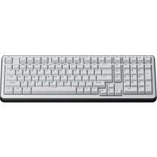 Vera Concept Store Ajazz AC100 Sea Salt Switch Kablolu Profesyonel Mekanik Oyuncu Klavyesi Işıksız Model, 102 Tuş, Tam Anti-Ghosting, Gasket Yapı, Cnc Alüminyum Gövde, U