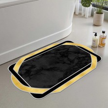 Vera Concept Store 2'li Set Banyo Paspası, Yumuşak Banyo Halısı, Kaymaz Dot Tabanlı, Su Emici, Makinede Yıkanabilir - 40X60-50 x 80 cm