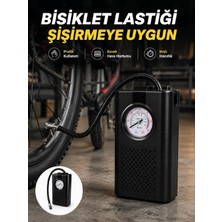 Vera Concept Store Analog Manometreli Kompakt Araç Hava Pompası Lastik Şişirme Cihazı