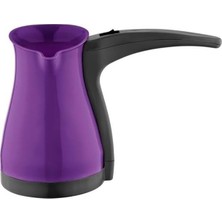 Vera Concept Store Elektrikli Türk Kahvesi Makinesi, Mor, Plastik Cezve, 1000W, 400ML, CRW-7124
