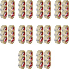 Vera Concept Store Ve-Ge Bant Şeffaf Koli Bandı / 45 mm x 100 Metre / 6'li 10 Paket - 60 Rulo
