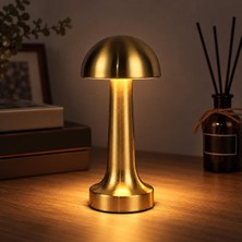 Vera Concept Store 1200MAH LED Dekoratif Masa Lambası Döküm Demir | Ekl-02 - Gold