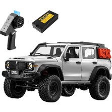 Vera Concept Store MN300 1/12 Tank Suv 4WD Rc Crawler Offroad Uzaktan Kumandalı Araba Arazi Aracı Model Car Truck Rtr Gümüş MN-300 +Dahili Işık Seti