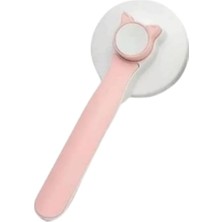 Vera Concept Store Kedi Tarağı Basmalı Kedi Köpek Tüy Toparlayıcı Masaj Etkili Pet Fırçası Sağlam Fırça Tarak (Pembe)