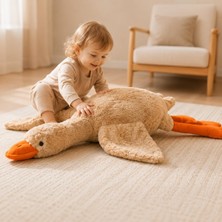 Vera Concept Store Özgüner Peluş Kaz Hamile Yastığı – Yumuşak ve Ergonomik Destek – Çok Amaçlı Gebelik Destek Yastığı – Anne Adayları Için Uykuda Bel ve Karın Rahatlığı
