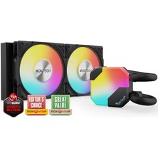 Vera Concept Store Hyperflow Argb 240 - Aıo Cpu Sıvı Soğutucu, Intel&amd Uyumlu, Grafik Üstü Performans, Gelişmiş 3100RPM Su Pompası Tasarımı, 3x Metal Pro 12 Argb Ultim