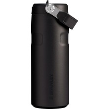 Vera Concept Store Iceflow™ Aerolight™ Flip Straw 2.0 Pipetli Su Şişesi, Siyah 2.0, 0.47 Litre | 8 Saat Soğuk - 40 Saat Soğuk - Paslanmaz Çelik - Bpa Içermez - Sızdırmaz