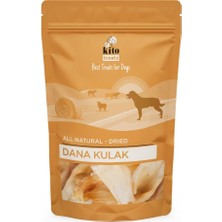 Vera Concept Store Kurutulmuş Dana Kulak Çiğnemelik Köpek Ödül MAMASI%100 Doğal, Glutensiz, Organik 100 gr (Dog Treat)