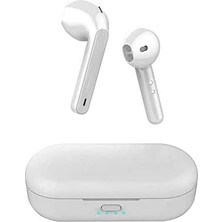 Vera Concept Store BTK-ZR52 Bluetooth Kulaklık – Kablosuz Şarj Kutulu Kulaklık, Bluetooth 5.0, Dokunmatik Kontrol, Gürültü Azaltma, Yüksek Ses Kalitesi (Beyaz)