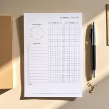 Vera Concept Store Tarihsiz Masaüstü Planlayıcı, 10 Farklı Planlama, 80 Yaprak (Zaman Çizelgesi)