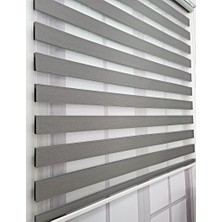 Vera Concept Store Düz Renk Stor Zebra Perde Sert Plastik Kasalı 100X200 Gri