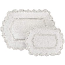 Vera Concept Store English Home Mia Pamuklu Banyo Paspası Setı 60X90 + 40X60 cm Krem