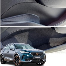 Vera Concept Store Cupra Formentor 4 Kapı Içi Tutma Kaplama Sticker Seti (Mat Karbon Siyah)