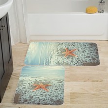 Vera Concept Store Rovigo Home Dijital Baskılı 2'li Banyo Paspas Takımı RVG5003