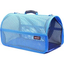 Vera Concept Store Flybag Voyager Fileli Model Kedi Köpek Taşıma Çantası, Mavi, 46X30X27 cm