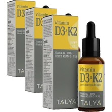 Vera Concept Store Vitamin D3&k2 Içeren Takviye Edici Gıda Damla, 10 ml (3 Paketi)