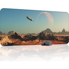 Vera Concept Store Yıldız Galaksi Gaming Mouse Pad Kauçuk Kaymaz Taban Mousepad (V3, 90X40 Xxl)