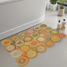 Vera Concept Store Banyo Paspası, Yumuşak Banyo Halısı, Kaymaz Dot Tabanlı, Su Emici, Makinede Yıkanabilir - 40 x 60 cm