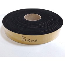 Vera Concept Store Kapı Pencere Izolasyon Bandı Yapışkan Sünger 5 mm Kalınlık 40 mm Genişlik 10 Metre Uzunluk/epdm-5 * 40