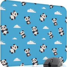 Vera Concept Store Panda Oyuncu Gaming Mouse Pad Kauçuk Kaymaz Taban Mousepad (V1, 48X40 Xxl)