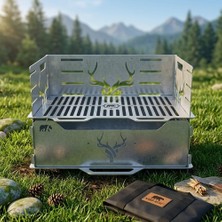Vera Concept Store ® Staggrill™ Katlanır Ayarlanabilir Paslanmaz Izgaralı Mangal