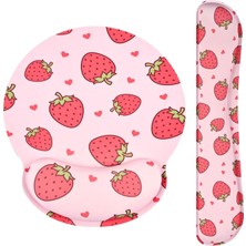 Vera Concept Store Bilek Destekli Klavye Bilek Dinlenme Seti ile Sevimli Mouse Pad, Ofis Oyun Çalışma Bilgisayarları Için Kaymaz Tabanlı Ergonomik Mouse Pad, Kolay Yazma