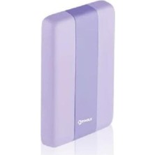 Vera Concept Store Snap Up Magsafe 10000 Mah Powerbank, Mor, Usb-C ve Usb-A Çıkışlı, Kablosuz Şarj Özellikli