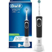 Vera Concept Store Vitality 100 Elektrikli Diş Fırçası, Döner/salınımlı, Siyah, 1 Adet (Tekli Paket)