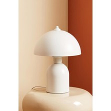 Vera Concept Store Luna Abajur, Bohem Masa Lambası ve Salon Oturma Odası Aydınlatması - Haki - 25 cm – Modern Dekoratif Masa Lambası, Gece Lambası