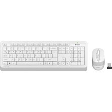 Vera Concept Store A4 Tech FG1010 2.4g Q Türkçe Fn-Multimedya Klavye+Optik 2000DPI Mouse Beyaz Kablosuz Set