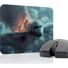 Vera Concept Store Airplane Uçak Gaming Mouse Pad Kauçuk Kaymaz Taban Mousepad (V1, 22X18 Small)