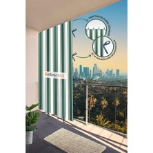 Vera Concept Store Balkon Perdesi Branda Güneşlik 6 Renk Seçeneği (Ithal Kumaş Versiyon) Yeşil 220 x 190